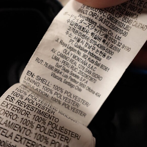 Quiksilver snow pants girl's 14 blue adjustable inner straps pre owned - Picture 5 of 15